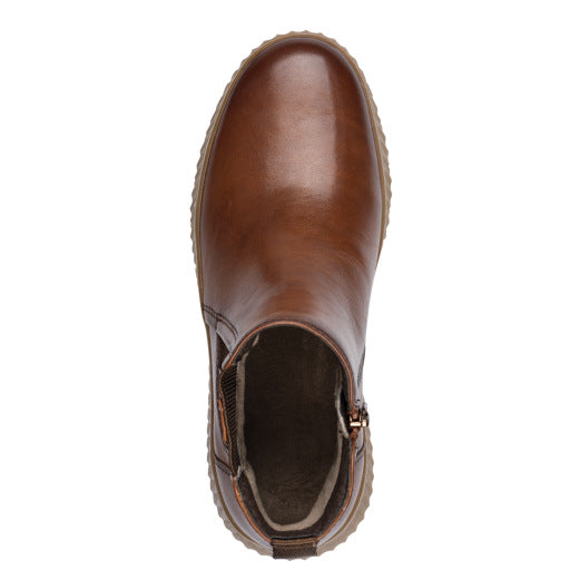 Stivaletto in pelle Cuoio TAMARIS CONFORT