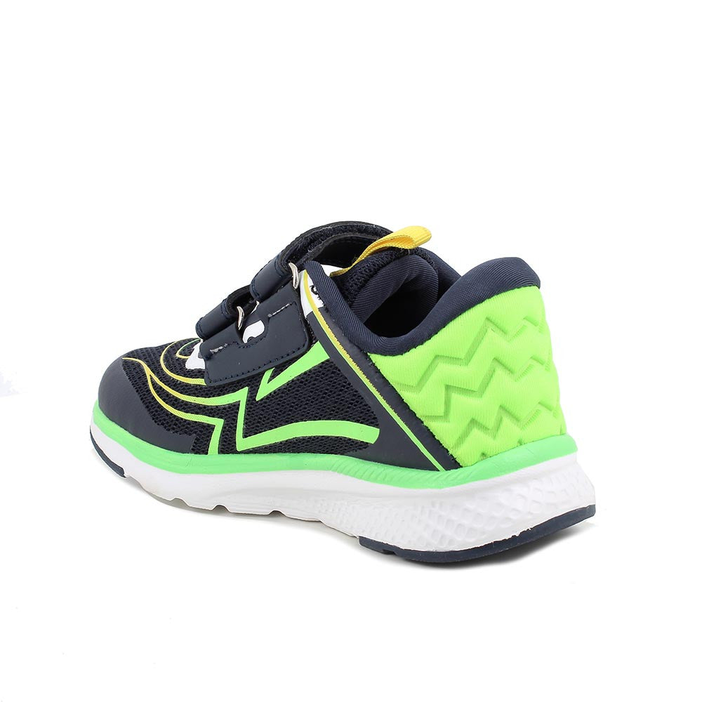 Sneakers da bambino blu e verde PRIMIGI