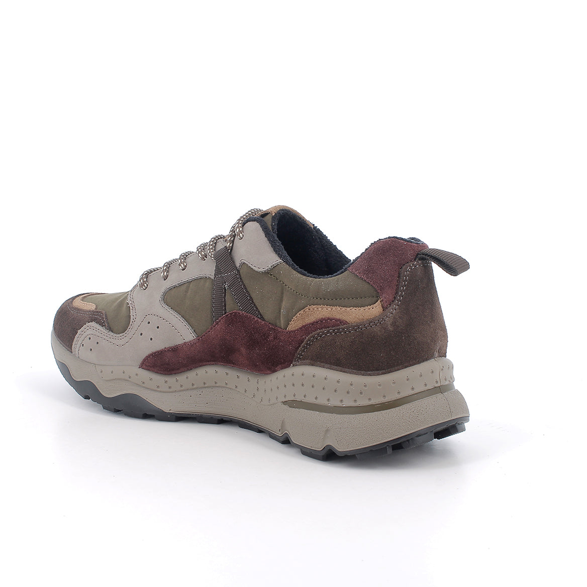 Sneakers da uomo verde e beige IGI&CO