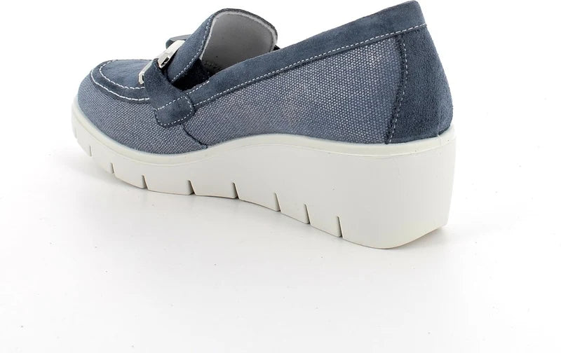 Mocassini Jeans con zeppa ENVAL SOFT