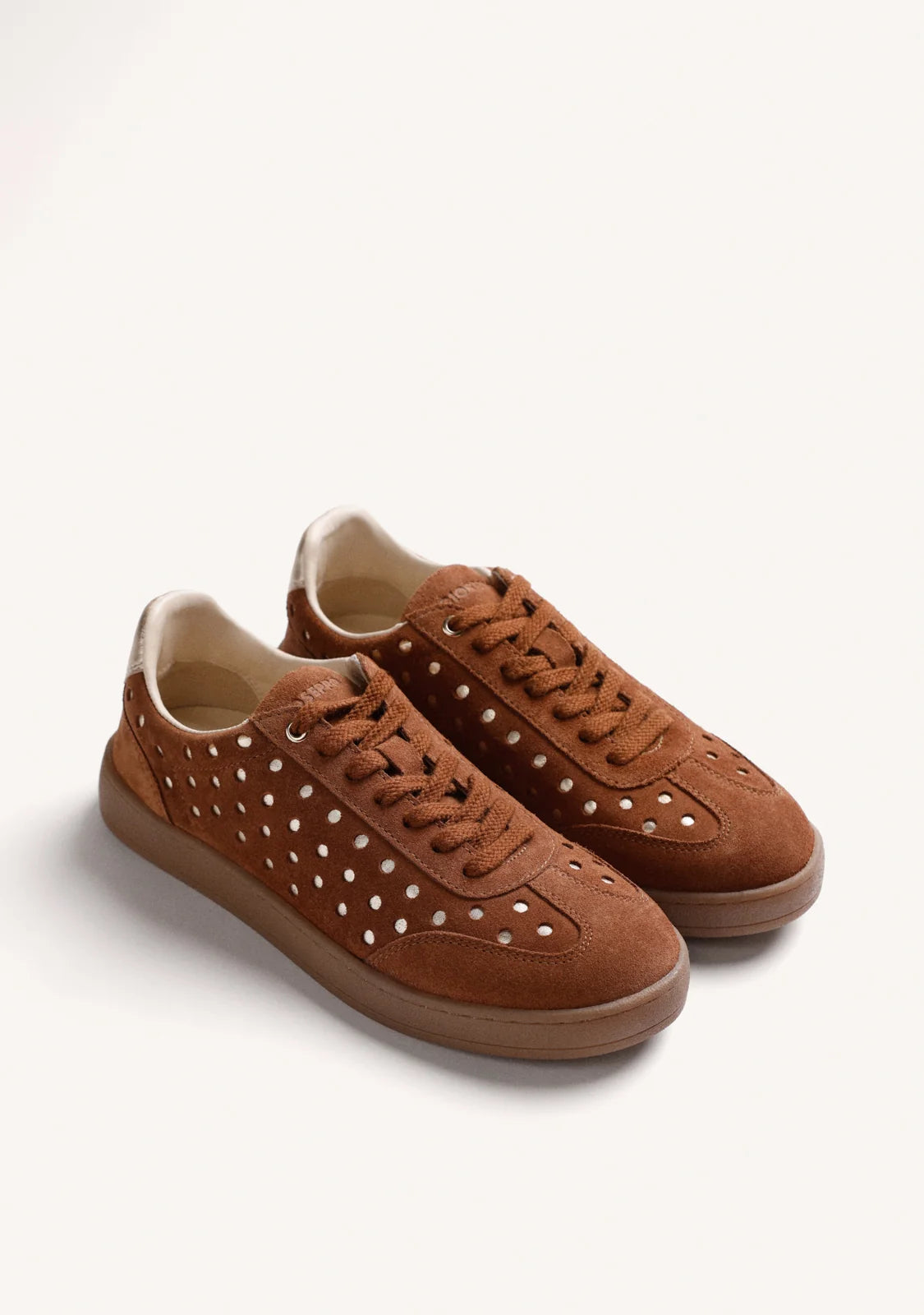 Sneakers in camoscio con dettagli metallizzati GIOSEPPO
