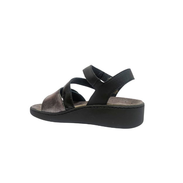 Sandalo Nero con plantare estraibile ENVAL SOFT