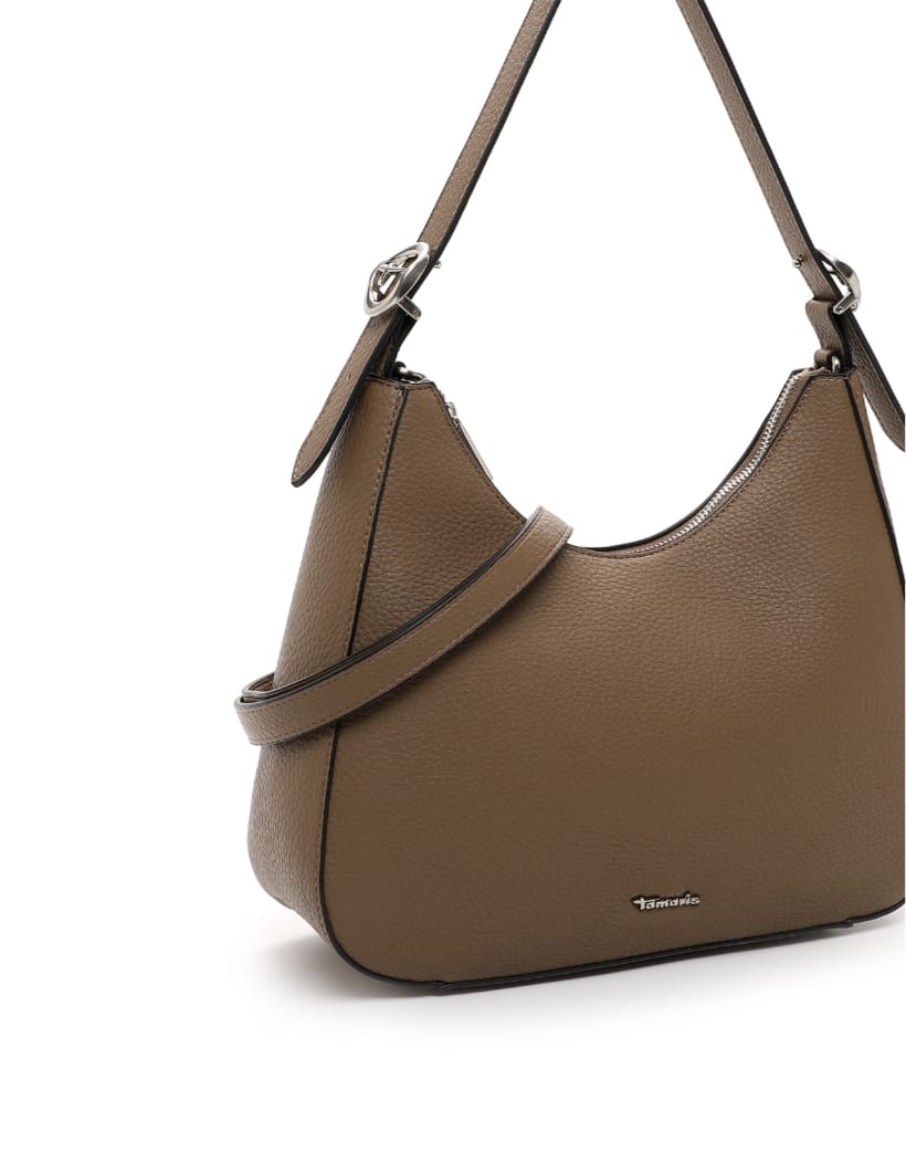 Borsa Hobo in ecopelle Taupe TAMARIS