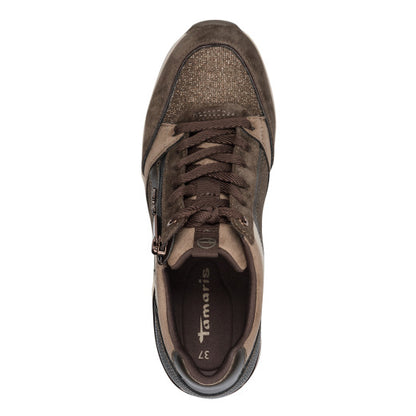 Sneaker Marrone con Zeppa TAMARIS