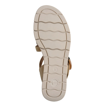 Sandalo Cuoi/Platino con strap TAMARIS