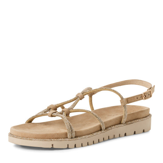 Sandalo Beige con brillantini TAMARIS