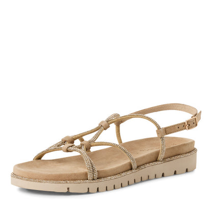 Sandalo Beige con brillantini TAMARIS