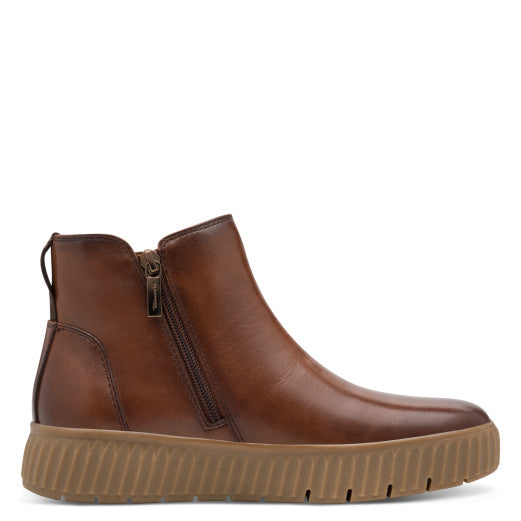 Stivaletto in pelle Cuoio TAMARIS CONFORT