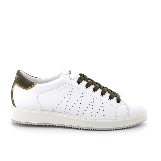 Sneakers Uomo in pelle Bianca IGI&CO