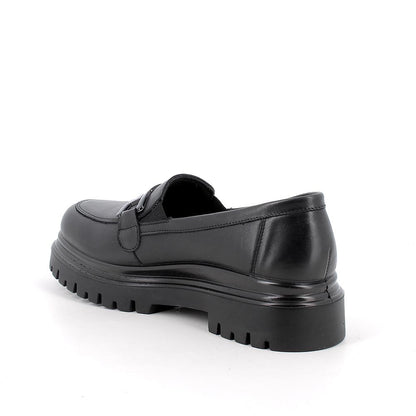 Mocassini in pelle Nera IGI&CO