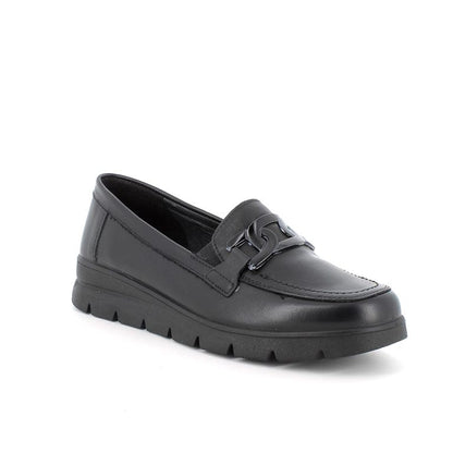 Mocassini in pelle Nera ENVAL SOFT