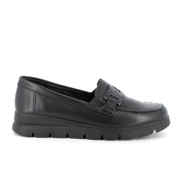 Mocassini in pelle Nera ENVAL SOFT