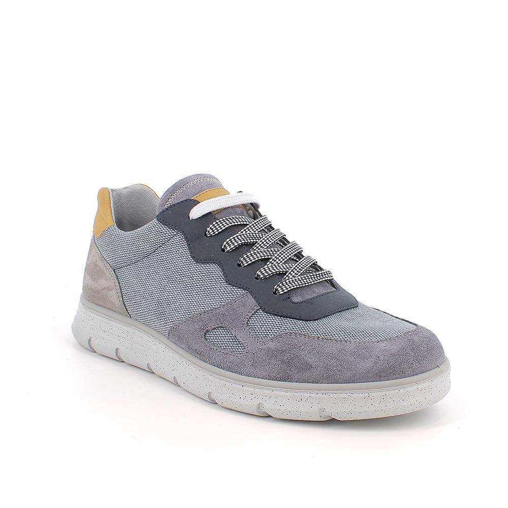 Sneakers uomo in tessuto Blu IGI&CO