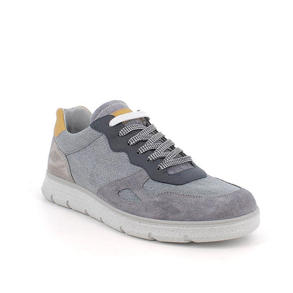 Sneakers uomo in tessuto Blu IGI&CO