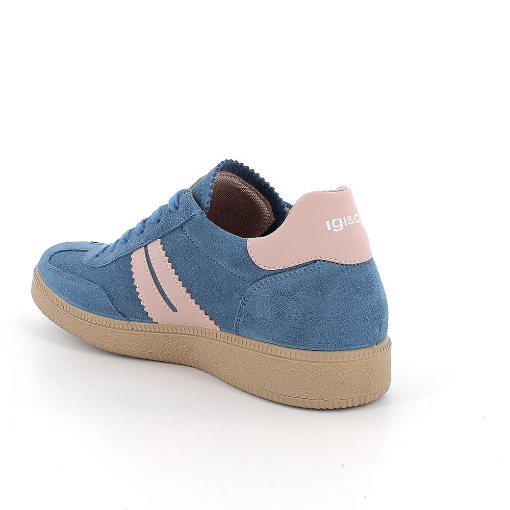 Sneaker in camoscio Jeans IGI&CO