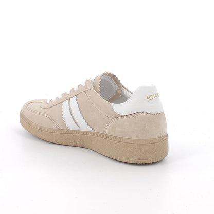 Sneaker in camoscio Beige IGI&CO
