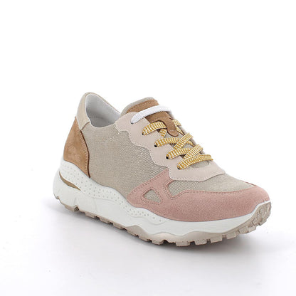 Sneakers Beige/Rosa con zeppa IGI&CO