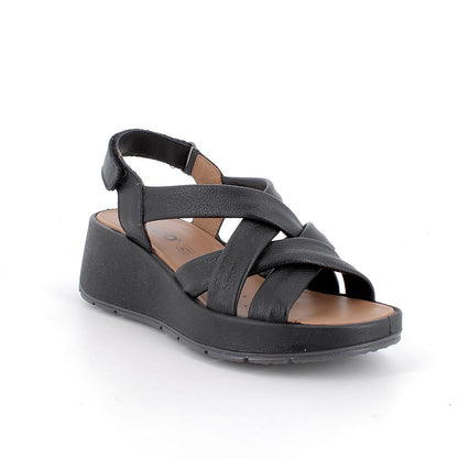 Sandali Nero con zeppa IGI&CO