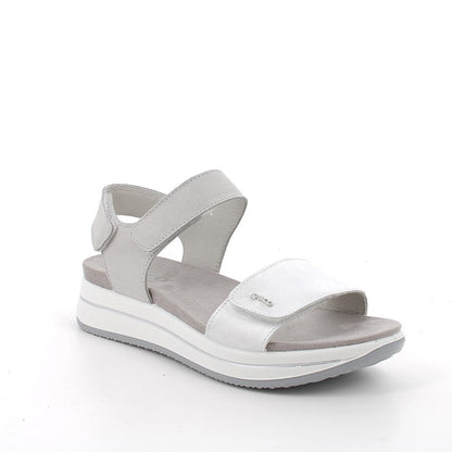 Sandali grigio/argento con strap IGI&CO