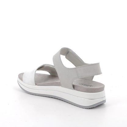 Sandali grigio/argento con strap IGI&CO