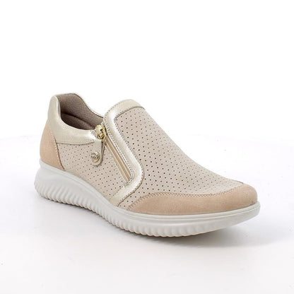 Slip-on Avorio con zip ENVAL SOFT
