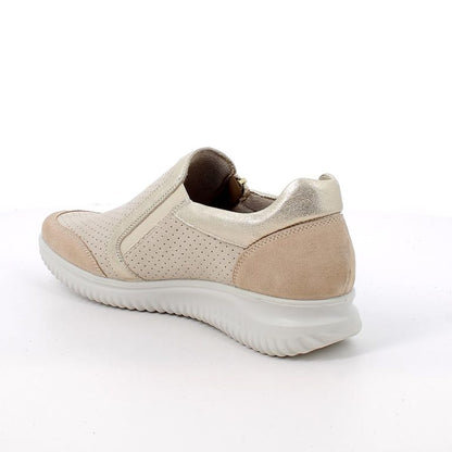 Slip-on Avorio con zip ENVAL SOFT