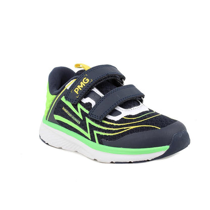 Sneakers da bambino blu e verde PRIMIGI