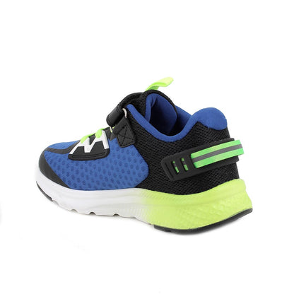Sneakers da bambino blu/nero con strap PRIMIGI