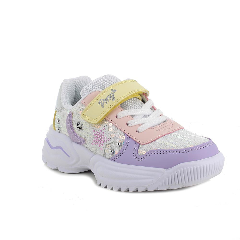 Sneakers da bambina bianco/lilla PRIMIGI
