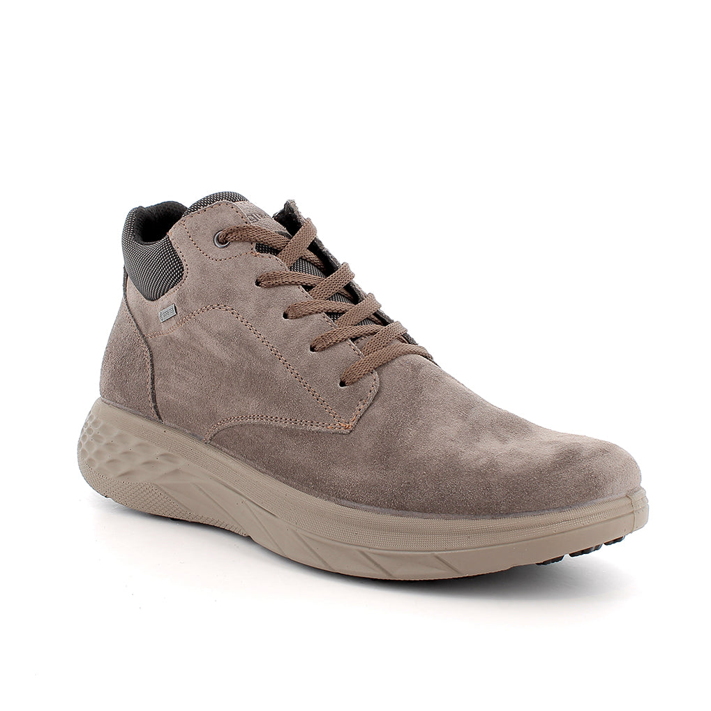Polacco da uomo in camoscio Tortora IGI&CO