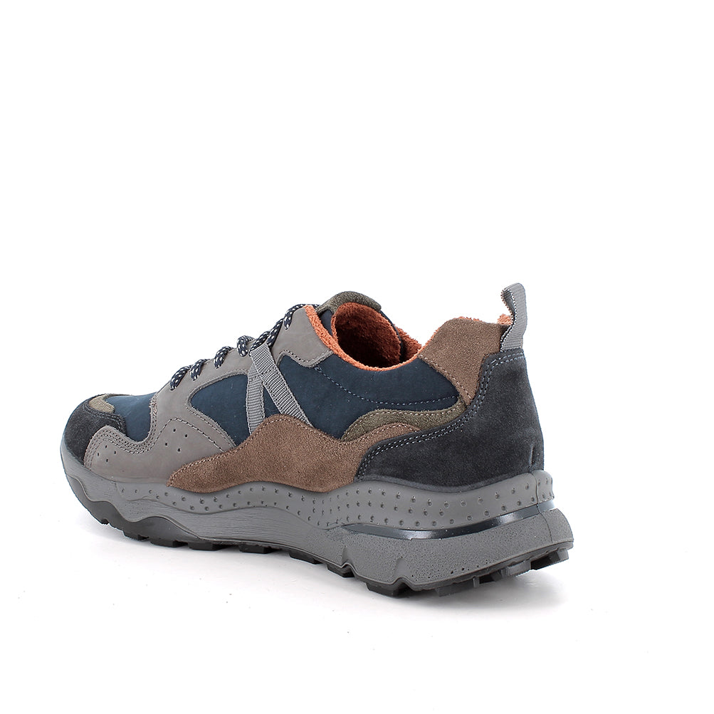 Sneakers da uomo blu e grigio IGI&CO