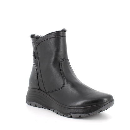 Stivaletto Nero GORE-TEX con zeppa IGI&CO