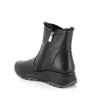 Stivaletto Nero GORE-TEX con zeppa IGI&CO