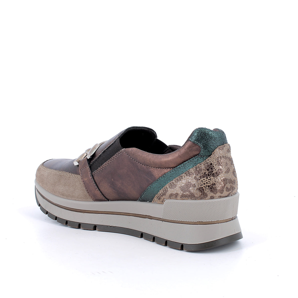 Slip on Marrone in pelle IGI&CO