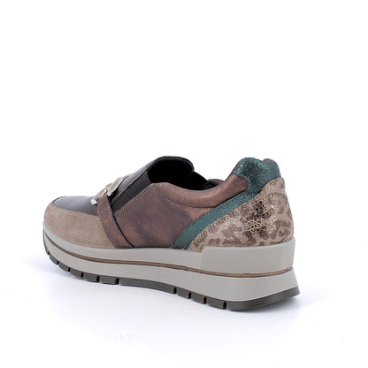 Slip on Marrone in pelle IGI&CO