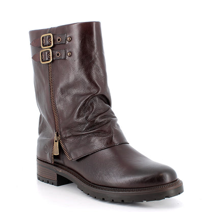 Stivaletto t. moro in pelle IGI&CO