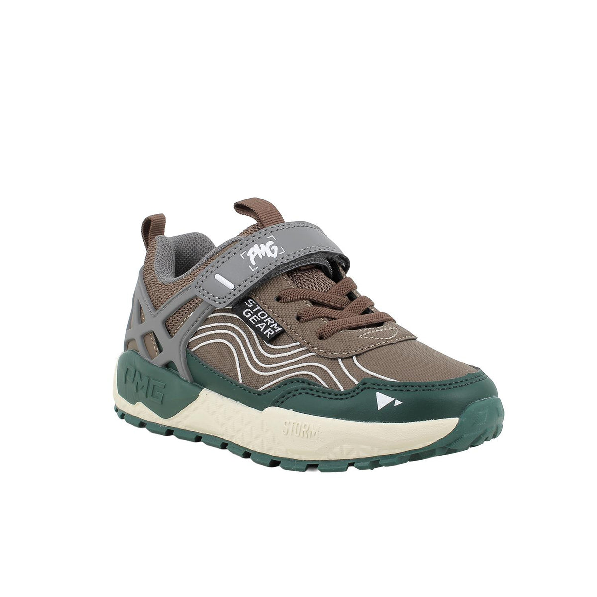 Sneakers bambino beige/verde PRIMIGI