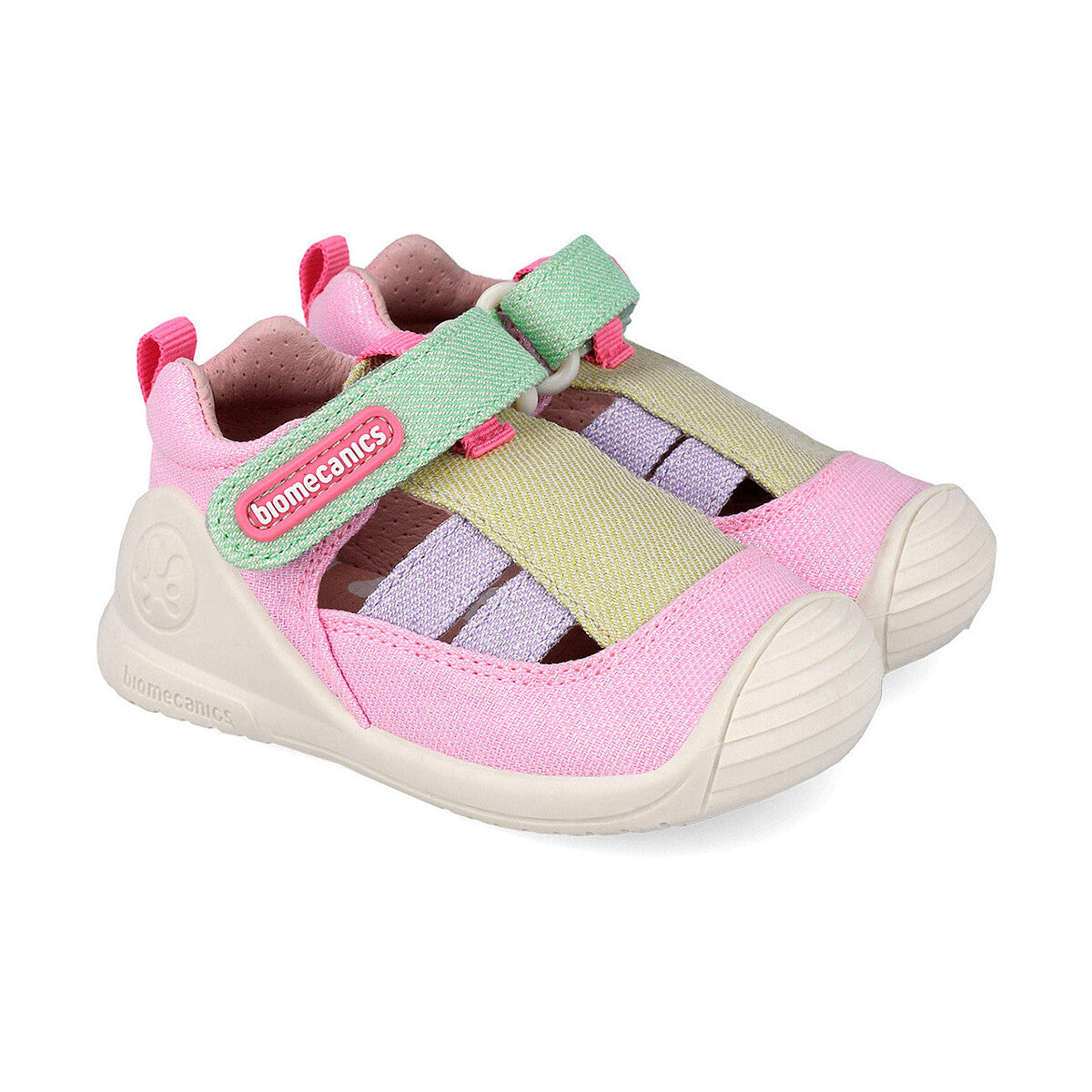 Sandalo in tessuto multicolor BIOMECANICS