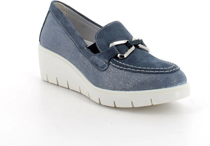 Mocassini Jeans con zeppa ENVAL SOFT