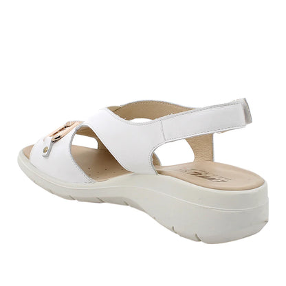 Sandalo Bianco in pelle ENVAL SOFT
