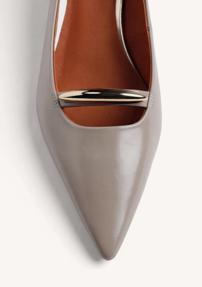 Décolleté Taupe in vernice GIOSEPPO