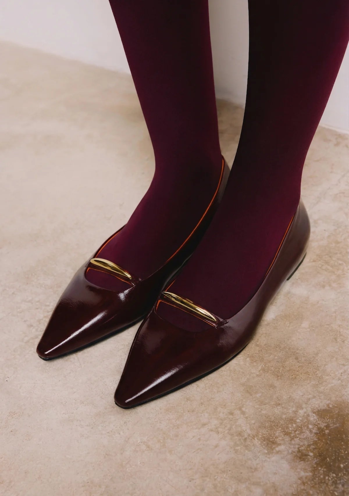Ballerina in vernice bordeaux GIOSEPPO