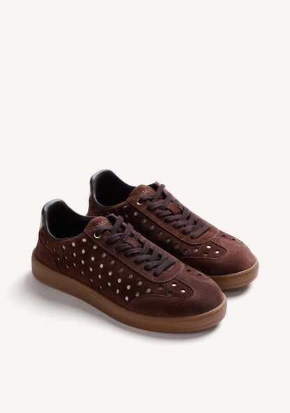 Sneakers in camoscio con dettagli metallizzati GIOSEPPO
