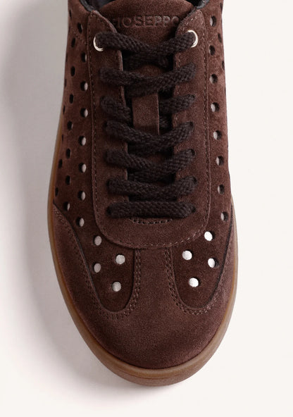 Sneakers in camoscio con dettagli metallizzati GIOSEPPO