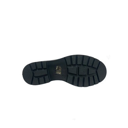 Stivaletto biker nero in pelle MAD MIND