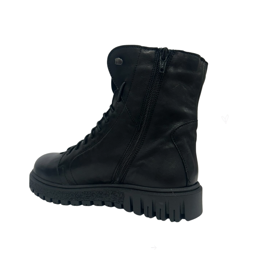 Stivaletto nero in pelle MAD MIND