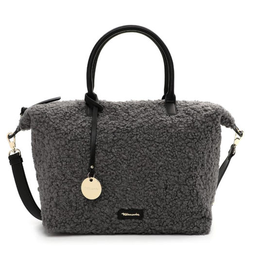 Borsa shopping in ecopelliccia Grigio TAMARIS