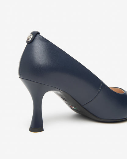 Decollette Blu in pelle NeroGiardini