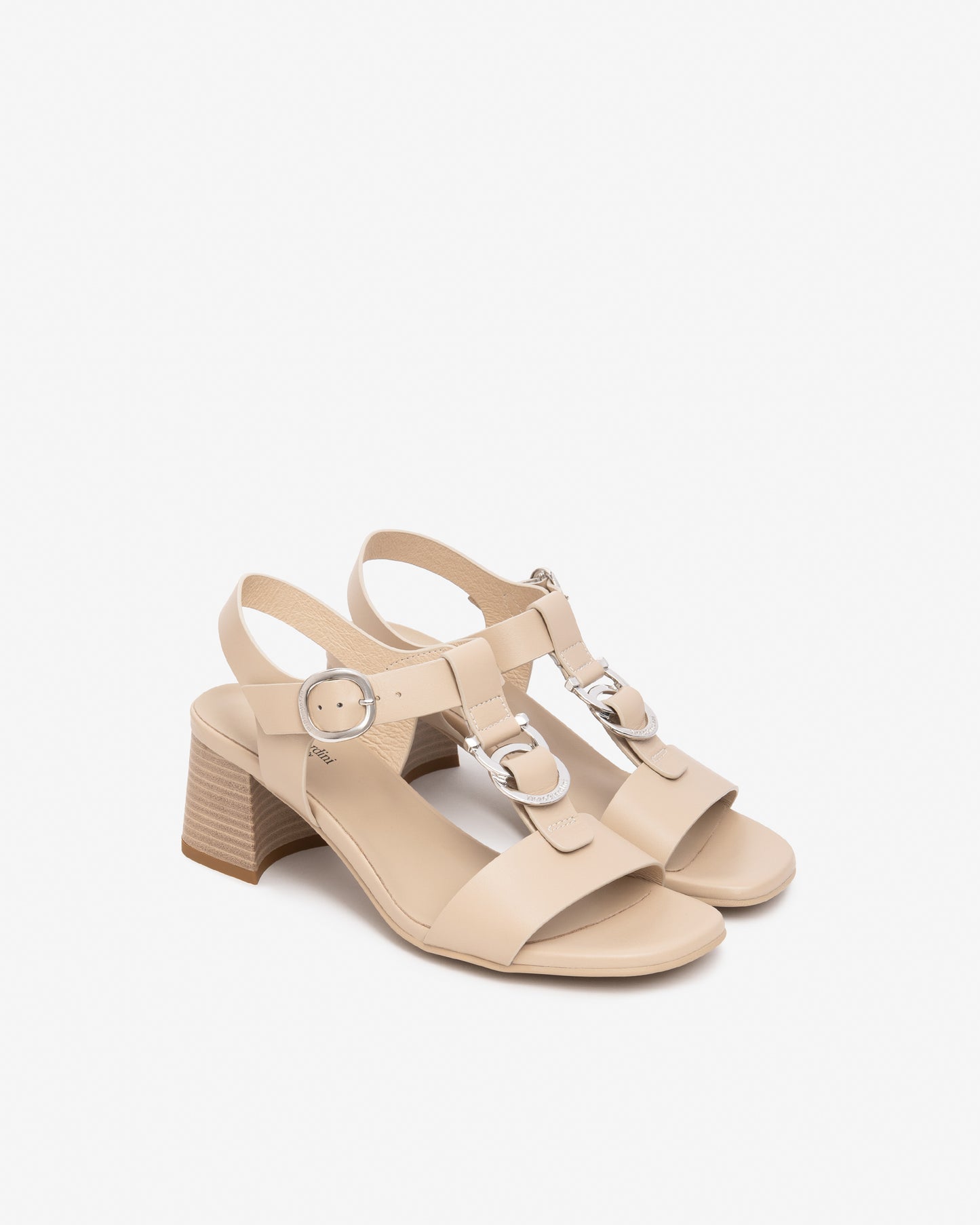 Sandalo Beige con tacco NeroGiardini