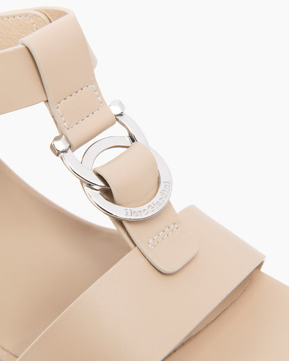 Sandalo Beige con tacco NeroGiardini